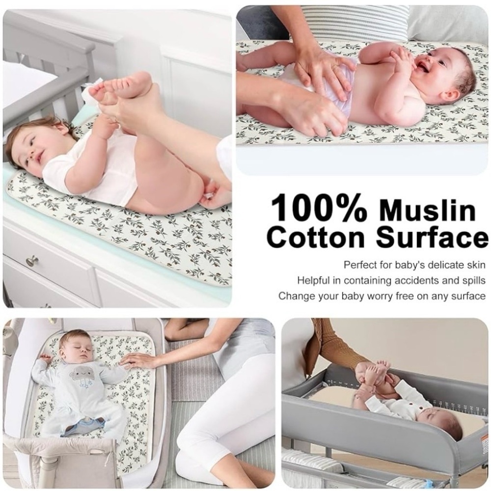Phoebus Baby/Baby Diaper Changing Pad, 19.7"x25.6" Waterproof Changing Pad - Picture 6 of 8